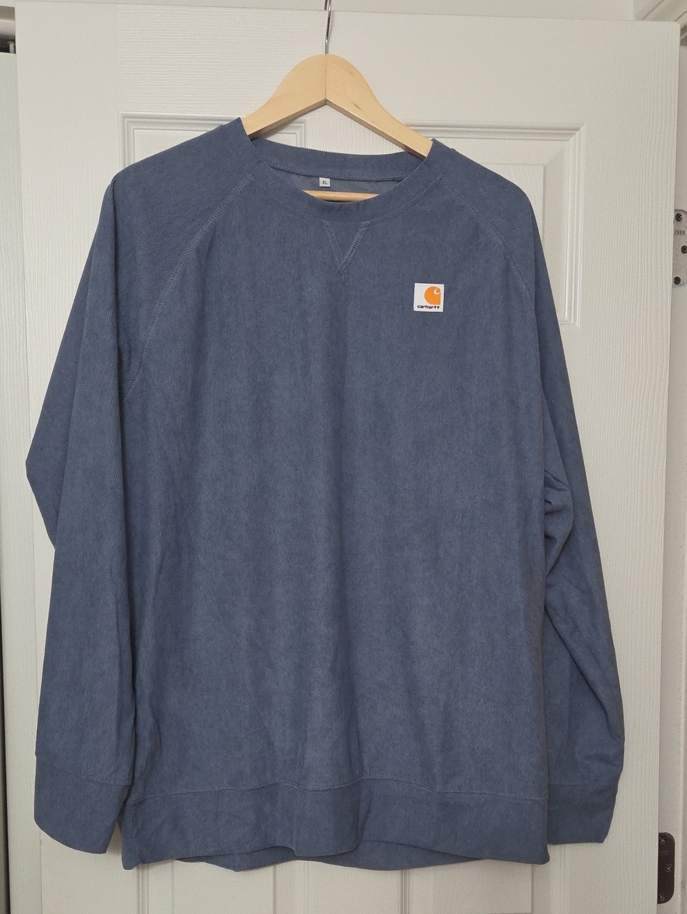 Carhartt Washed Denim Blue Pullover Sweatshirt